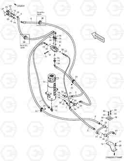 6920 FRONT DOZER & REAR O/R PIPING - NOT INDE DX190W, Doosan