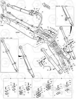 7020 ARTI BOOM PIPING DX190W, Doosan