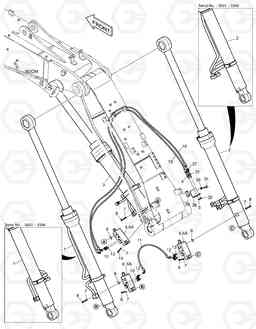 7140 ARTI BOOM PIPING - LOCK VALVE DX190W, Doosan