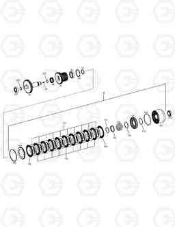 3180 COUPLING KR - TRANSMISSION DL200, Doosan