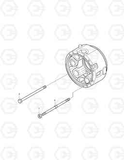 3310 INTERMEDIATE CONNECT - FRONT AXLE DL200, Doosan