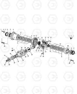 3640 DIFFERENTIAL - REAR AXLE DL200, Doosan