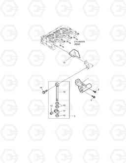 017 ALTERNATOR MOUNTING SOLAR 225LC-V, Doosan