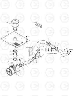 1160 AIR CLEANER ASS'Y SOLAR 225LC-V, Doosan