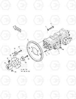1170 PUMP MOUNTING SOLAR 225LC-V, Doosan