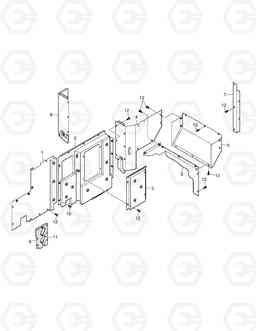 1600 BAFFLE SOLAR 225LC-V, Doosan