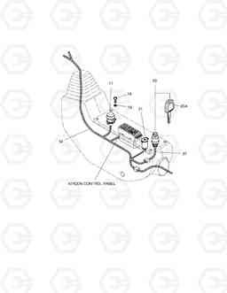 1670 ELECTRIC PARTS(2)-STAND R.H SOLAR 225LC-V, Doosan