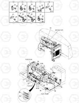 1740 ELECTRIC WIRING(2)-ENGINE SOLAR 225LC-V, Doosan