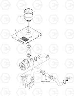 6220 AIR CLEANER ASS'Y SOLAR 225LC-V, Doosan