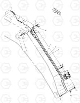 6360 LUBRICATION PIPING SOLAR 225LC-V, Doosan