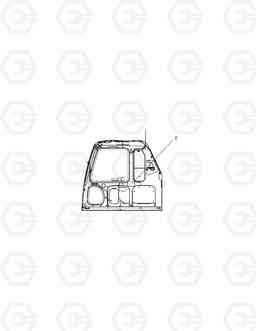 6780 NAME PLATE-ONE & TWO WAY SOLAR 225LC-V, Doosan