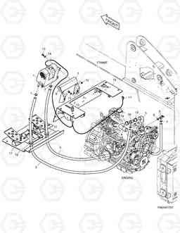 6280 HEATER PIPING 440PLUS, Doosan