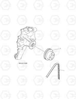 006 FAN DRIVE BELT 430PLUS, Doosan