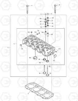 009 CYLINDER HEAD 430PLUS, Doosan