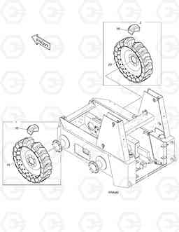 6110 WHEEL ASS'Y 430PLUS, Doosan