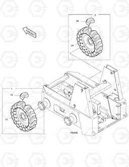 6120 WHEEL ASS'Y 430PLUS, Doosan