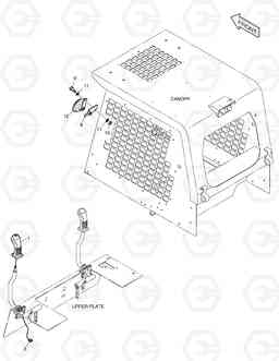 6240 HORN MOUNTING 430PLUS, Doosan