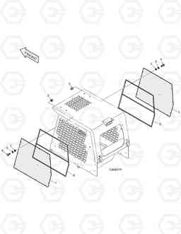 6320 CANOPY PANEL 430PLUS, Doosan