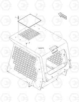 1180 ROOF COVER 450PLUS, Doosan