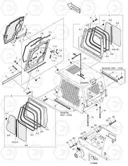 6260 DOOR MOUNTING 450PLUS, Doosan