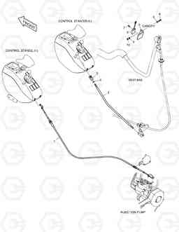 6520 THROTTLE & PARKING-JOYSTICK 450PLUS, Doosan