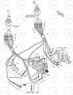 6550 PILOT PIPING(2)-JOYSTICK 450PLUS, Doosan