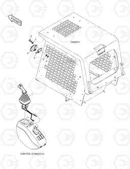 6610 HORN MOUNTING-JOYSTICK 450PLUS, Doosan