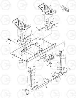 6650 PEDAL ASS'Y-FOR DECKER 450PLUS, Doosan