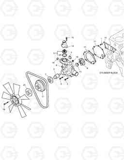 008 WATER PUMP 460PLUS, Doosan