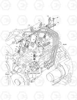 011 FUEL PIPING 460PLUS, Doosan