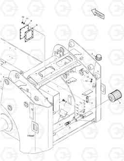 1330 OIL TANK COVER 460PLUS, Doosan