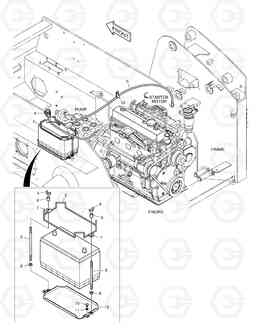 1370 ELECTRIC PARTS-BATTERY 460PLUS, Doosan