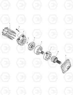 4121 DRIVE MOTOR 460PLUS, Doosan