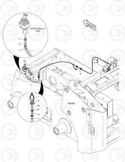 6630 BACKUP ALARM-JOYSTICK 460PLUS, Doosan