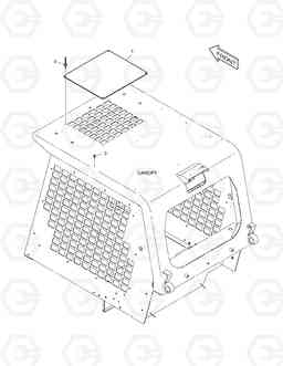 1180 ROOF COVER 470PLUS, Doosan