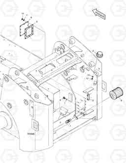 1330 OIL TANK COVER 470PLUS, Doosan
