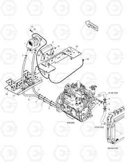 6280 HEATER PIPING 470PLUS, Doosan