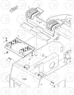 6420 FLOOR PLATE-JOYSTICK 470PLUS, Doosan