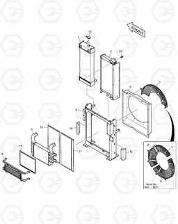 1140 RADIATOR DX140W, Doosan