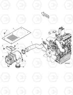 1170 AIR CLEANER ASS'Y DX140W, Doosan