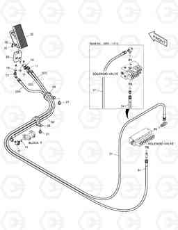 1400 PILOT PIPING(10) DX140W, Doosan