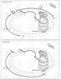 1810 LUBRICATOR PIPING DX140W, Doosan