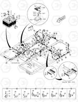 1900 ELECTRIC WIRING DX140W, Doosan