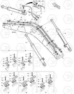 3130 BOOM PIPING - 4.3m DX140W, Doosan