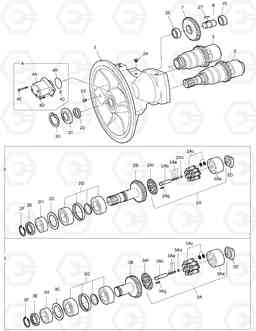 4110 MAIN PUMP - ROTARY GROUP DX140W, Doosan