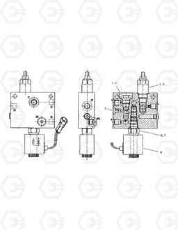 4280 QUICK CLAMP VALVE DX140W, Doosan