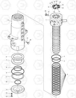 4300 CENTER JOINT - INDEPENDENT ATTACH DX140W, Doosan