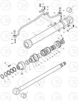 4310 BOOM CYLINDER - L.H. DX140W, Doosan