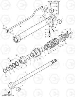 4490 ARM CYLINDER - ARM 2.1m (ARTI. BOOM) DX140W, Doosan