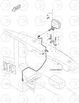 6270 WORKING LAMP - REAR LAMP DX140W, Doosan